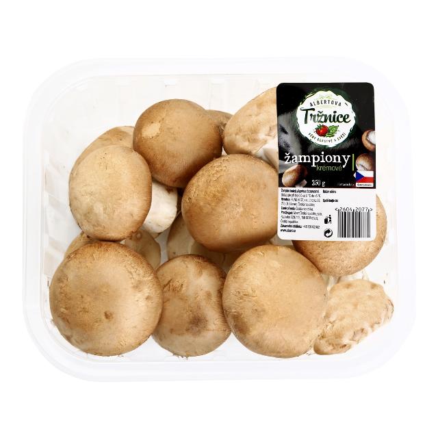 Žampiony hnědé čerstvé