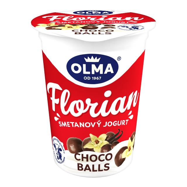Olma Florian smetanový jogurt Choco Balls