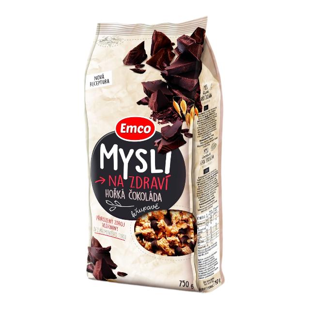 Emco Mysli na zdraví Křupavé hořká čokoláda
