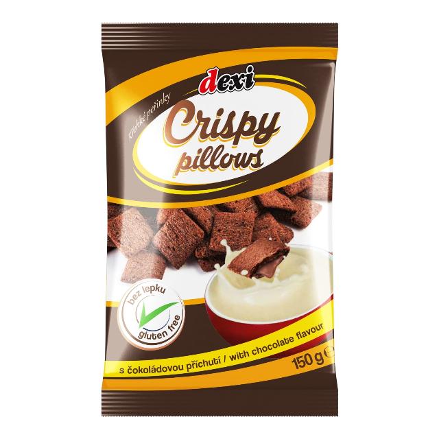 Crispy pillows Polštářky s čokoládovou příchutí