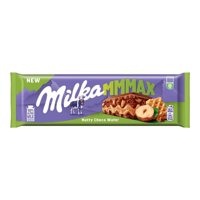 Milka Mmmax Nuty Choco Wafer mléčná čokoláda