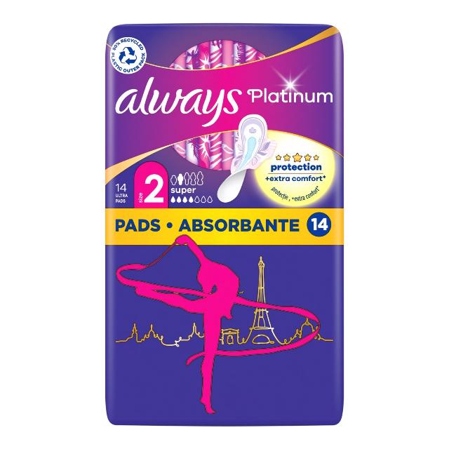 Always Platinum Super vložky s křidélky
