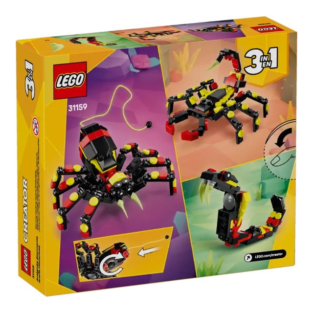 LEGO Divoká zvířata překvapivý pavouk