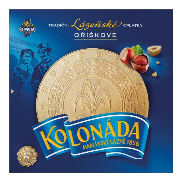 Opavia Kolonáda lázeňské oplatky lískooříškové