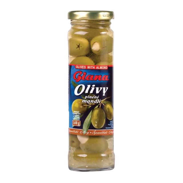 Giana Olivy zelené plněné mandlí