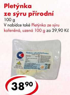 Pletýnka ze sýru přírodní, 100 g