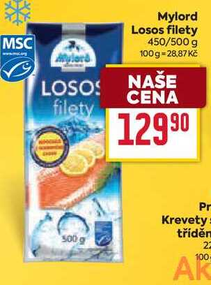 Mylord Losos filety MSC 450/500 g 
