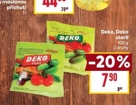 Deko, Deko steril 100 g