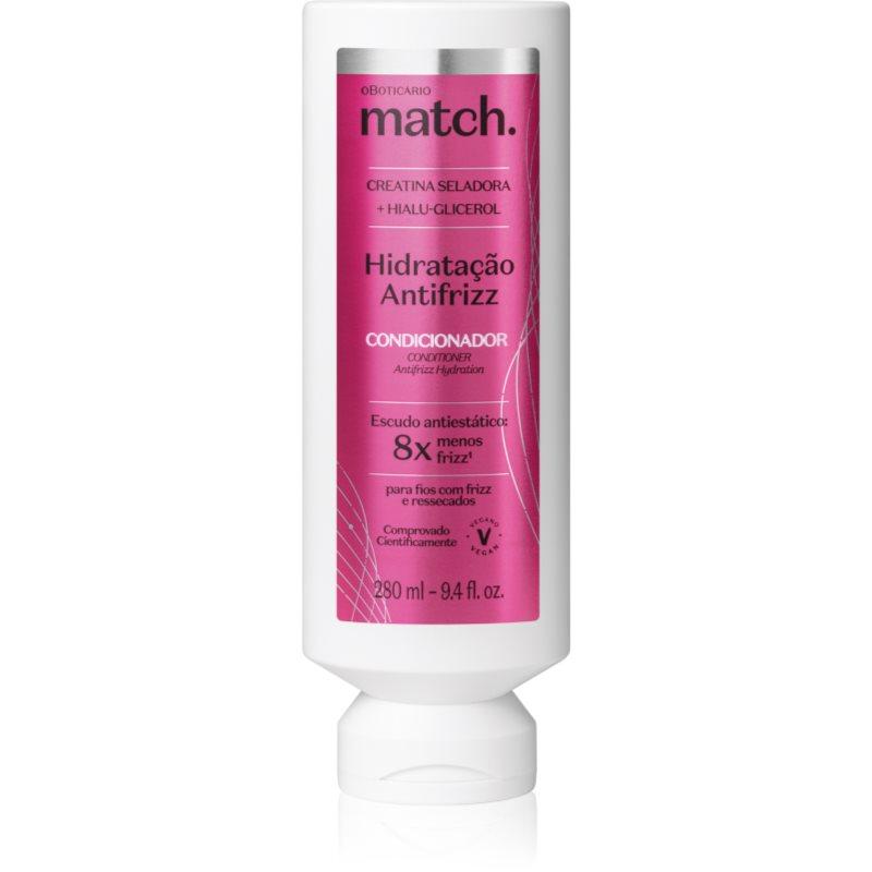 oBoticário Match. Anti-Frizz hydratační kondicionér proti krepatění 280 ml