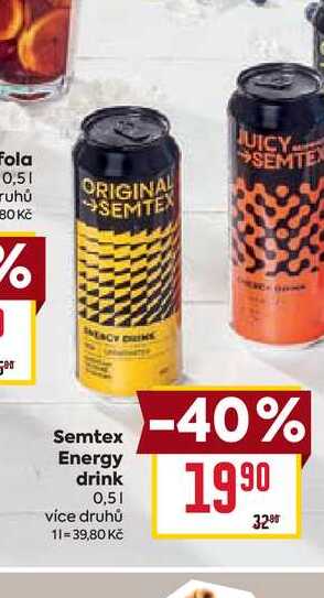 Semtex Energy drink 0,5l
