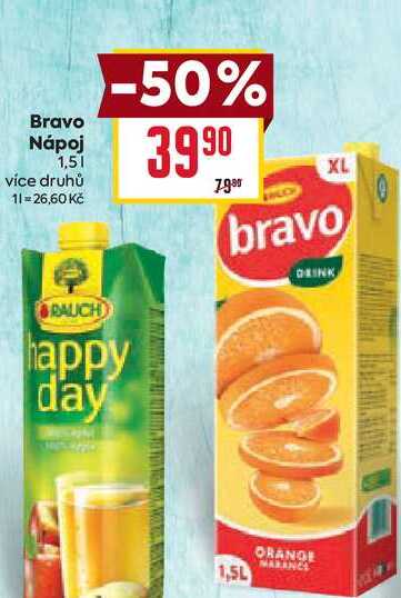 Bravo Nápoj 1,5l