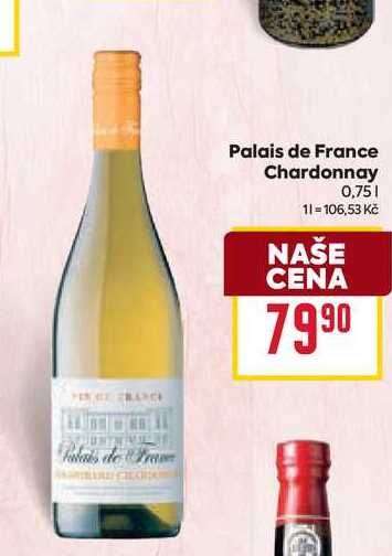 Palais de Tram Palais de France Chardonnay 0,75l