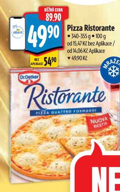   Pizza Ristorante  340-355 g  