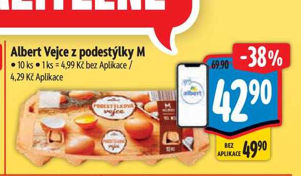 Albert Vejce z podestýlky M 10 ks  