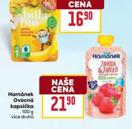 Hamánek Ovocná kapsička 100 g