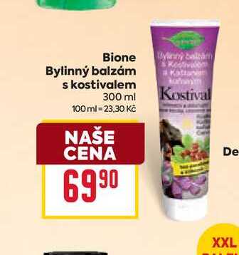 Bione Bylinný balzám s kostivalem 300 ml