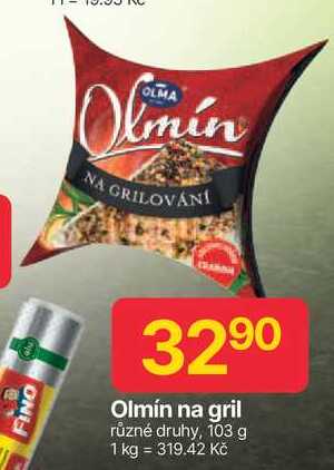 Olmín na gril různé druhy, 103 g 