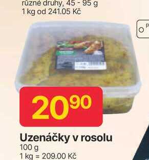 Uzenáčky v rosolu 100 g