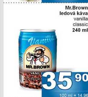 Mr.Brown ledová káva 240 ml
