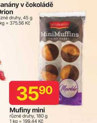 Mufiny mini různé druhy, 180 g