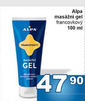 Alpa masážní gel francovkový 100 ml  