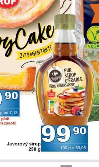 Javorový sirup 250 g