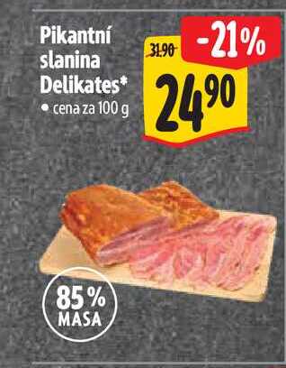 Pikantní slanina Delikates 100 g