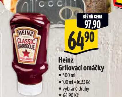   Heinz Grilovací omáčky 400 ml