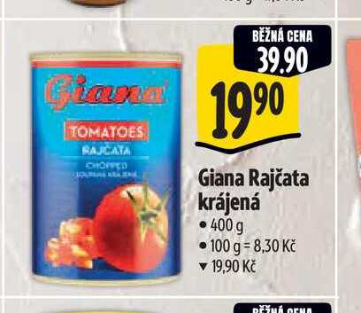   Giana Rajčata krájená 400 g 
