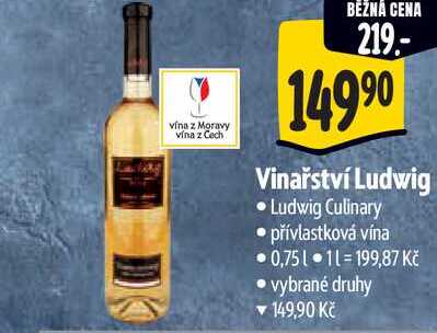   Vinařství Ludwig 0,75 l