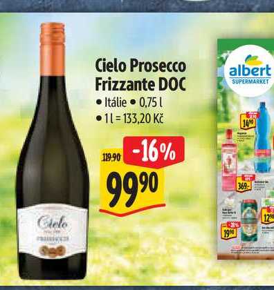 Cielo Prosecco Frizzante DOC 0,75 l