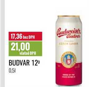 BUDVAR 12° 0,5l