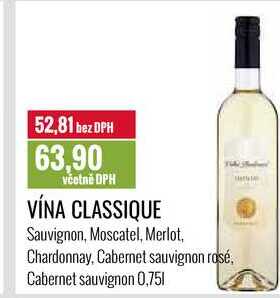 VÍNA CLASSIQUE 0,75l