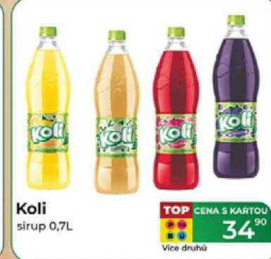 Koli sirup 0,7L  