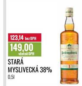 STARÁ MYSLIVECKÁ 38% 0,5l