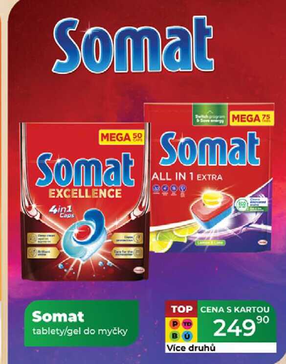 Somat tablety/gel do myčky 