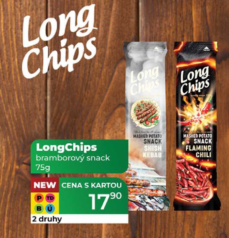 LongChips bramborový snack 75g 