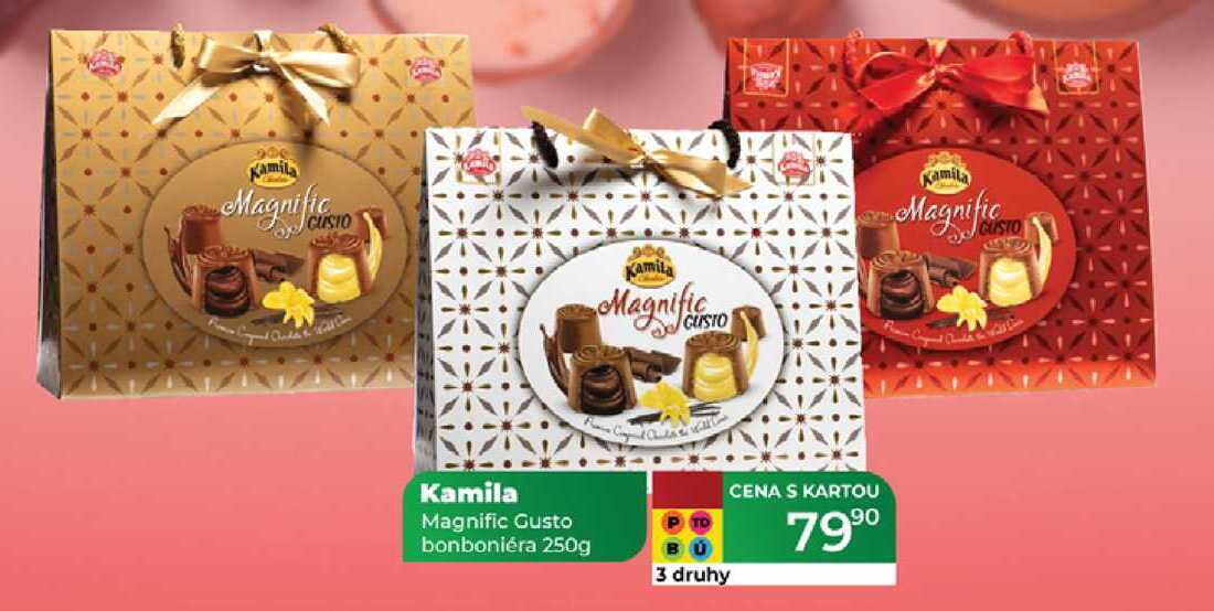 Kamila Magnif bonboniéra 250g 