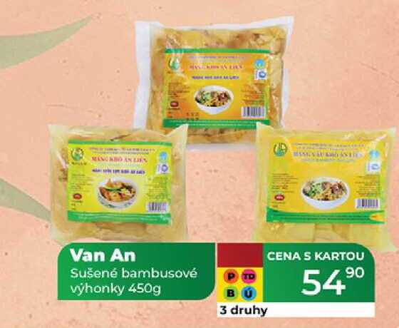 Van An Sušené bambusové výhonky 450g 