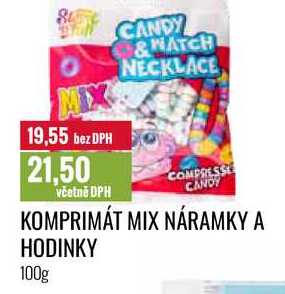 KOMPRIMÁT MIX NÁRAMKY A HODINKY 100g 