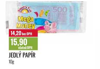 JEDLÝ PAPÍR 10g 