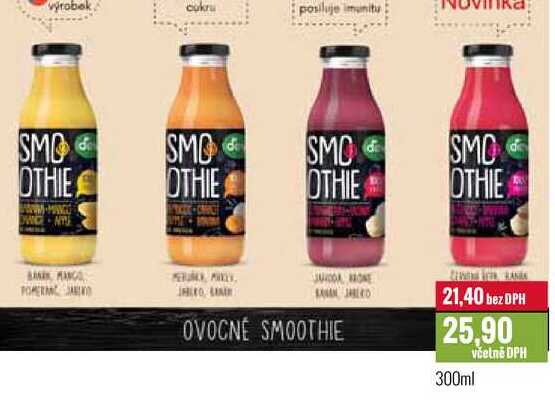 OVOCNÉ SMOOTHIE 300ml