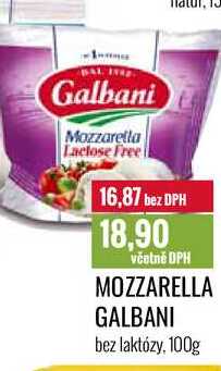 MOZZARELLA GALBANI bez laktózy, 100g 