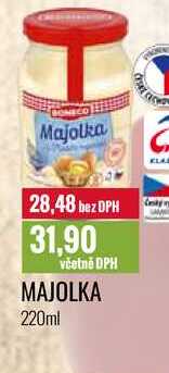 MAJOLKA 220ml 
