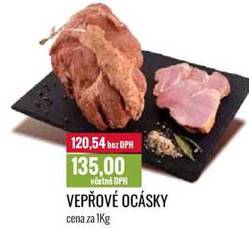 VEPŘOVÉ OCÁSKY cena za 1Kg 