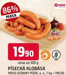 PÍSECKÁ KLOBÁSA 100g