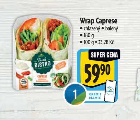 Wrap Caprese 180 g