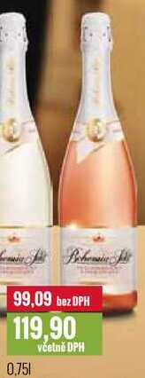 Bohemia Sekt nealkoholický rosé 0,75l