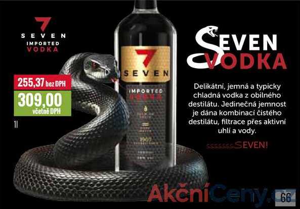 SEVEN VODKA 1l v akci