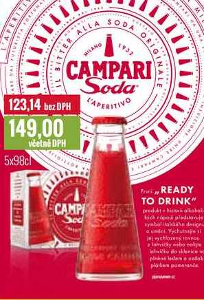 CAMPARI Soda 5x98cl